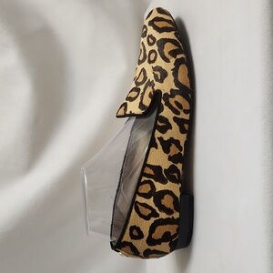 Sam Edelman Jordy Leopard Print Calf Hair Casual Flat Loafers (W Size 9N)